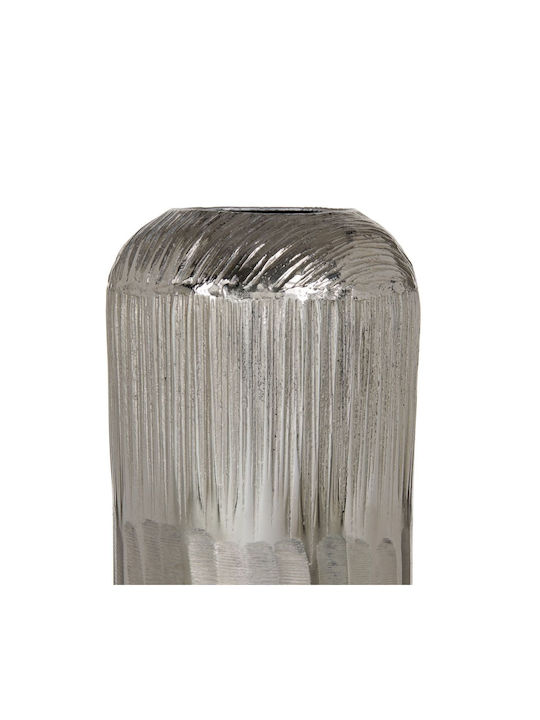 BigBuy Aluminum Vase 15x28x28cm