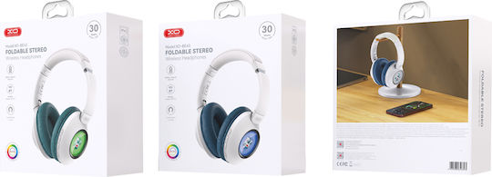 XO BE43 Wireless / Wired Over Ear Headphones with 4.5 hours of Operation Blue