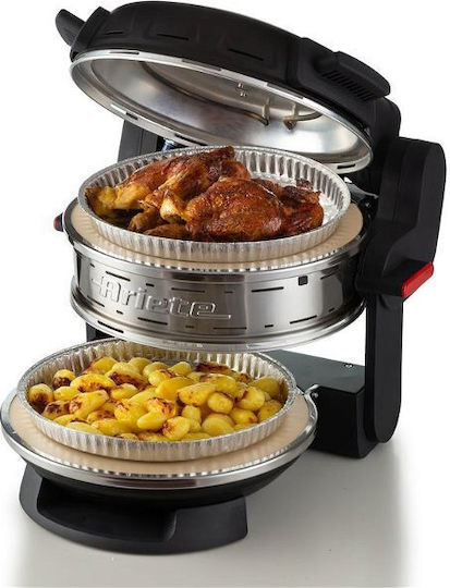 Ariete Pizzeria Italiana Pizzabäcker 2300W mit Kapazität 8Es Schwarzer
