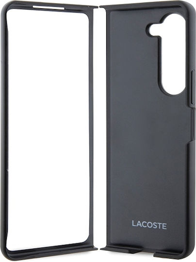Lacoste Iconic Petit Pique Back Cover Plastic Negru (Galaxy Z Fold5)