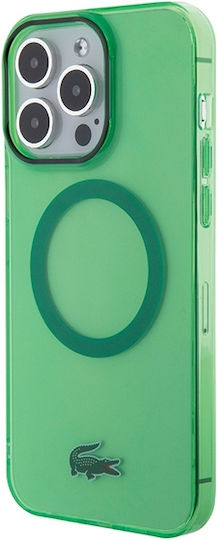 Lacoste Back Cover Plastic Verde (iPhone 15 Pro)
