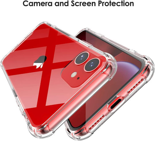 Techsuit Shockproof Clear Umschlag Rückseite Silikon Transparent (iPhone 12)