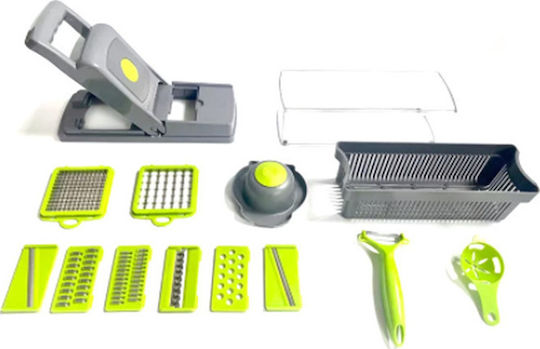 Δοχείο Plastic Vegetable Chopper Manual 14pcs