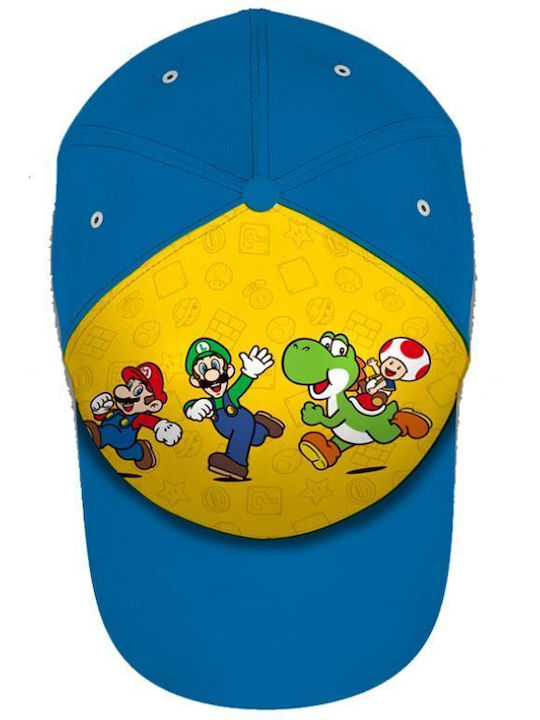 Kids Licensing Kids' Hat Fabric Super Mario Blue