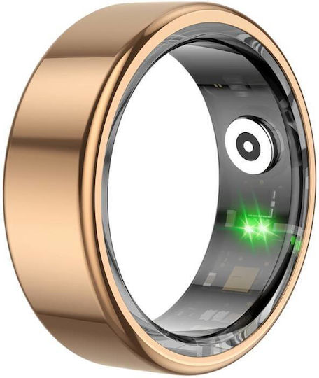 Colmi R02 Smart Ring 19.8mm με Παλμογράφο Χρυσό