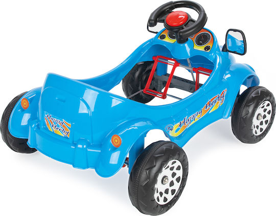 Happy Herby One-Seater with Pedal Blue for 3+ Age