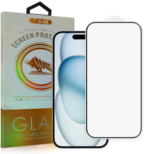 T-Max Fluid Despensing 3D 0.2mm Full Glue Full Face Tempered Glass Black (Galaxy S24+)