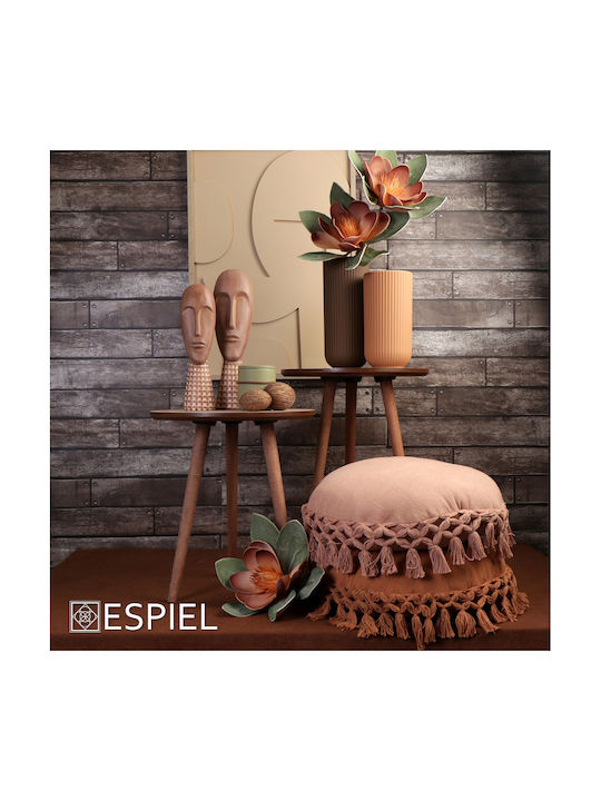 Espiel Декоративна ваза Керамика Кафяв 12x12x29см 1бр