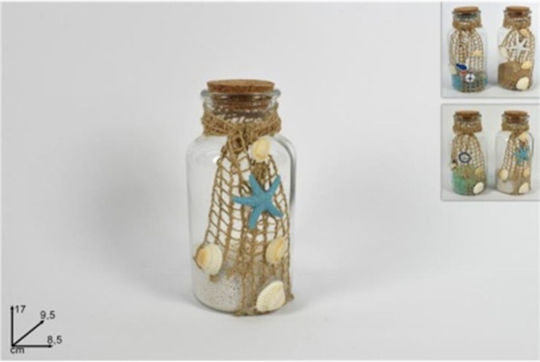 Due esse Glass Vase F9.5xH17cm Various Designs