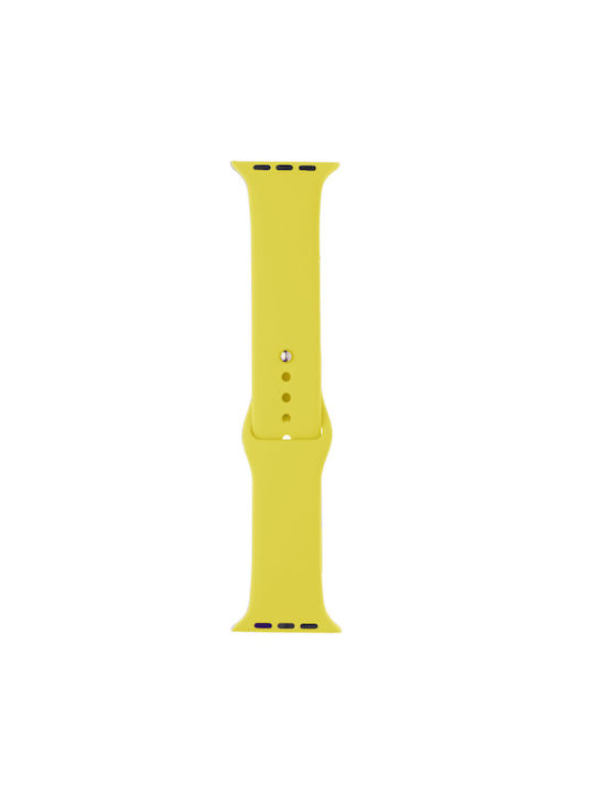 Tech-Protect IconBand Λουράκι Σιλικόνης με Pin Κίτρινο (Apple Watch 44/45/46mm/Ultra 49mm)