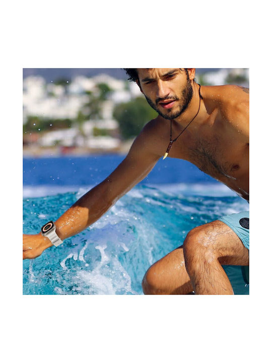 Tech-Protect Iconband Pro Λουράκι Σιλικόνης Μπεζ (Apple Watch 44/45/46mm/Ultra 49mm)