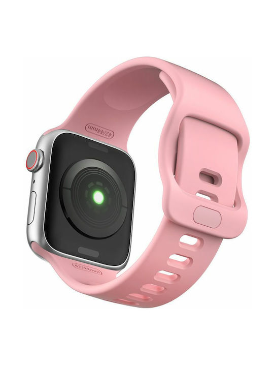 Tech-Protect Iconband Strap Silicone with Pin Pink Sand (Apple Watch 44/45/46mm/Ultra 49mm)