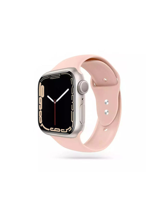 Tech-Protect Iconband Strap Silicone with Pin Pink Sand (Apple Watch 44/45/46mm/Ultra 49mm)