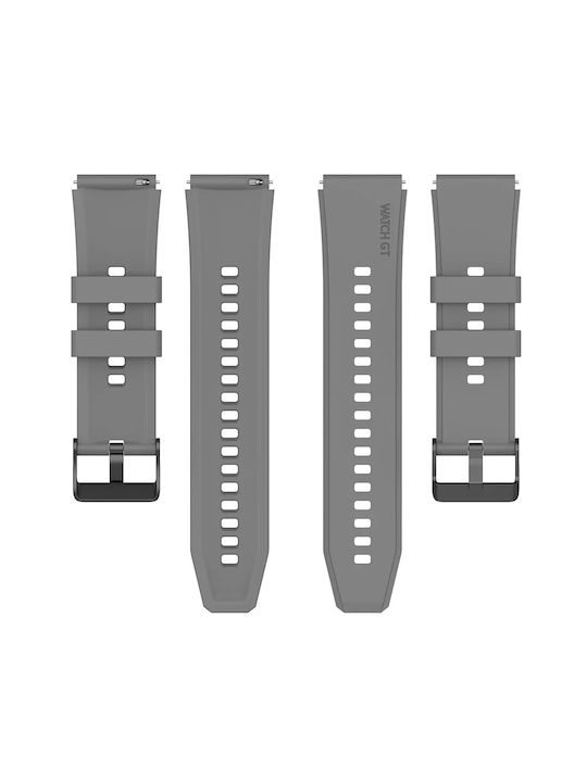 Techsuit Watchband 22mm W026 Huawei Watch Gt 2 46mm Gt 2 Pro Gt 3 Pro 46mm Ultimate Xiaomi Watch S1 Gray