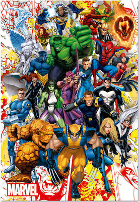 Marvel Heroes Puzzle 2D 500 Bucăți