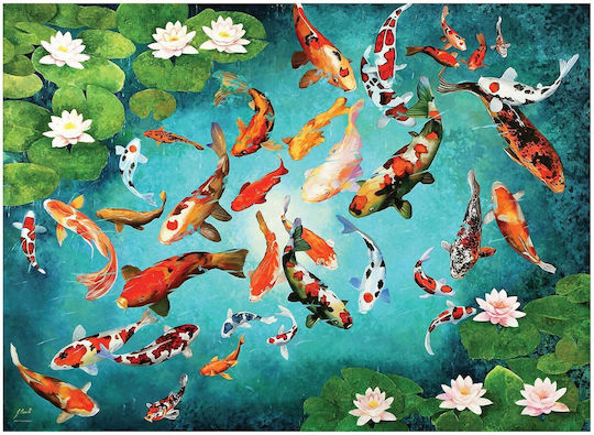 Colorful Koiscape Puzzle 2D 1000 Pieces