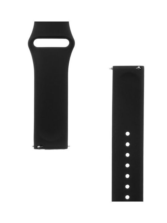Handodo Каишка Силикон с Pin Черен (Forerunner 55/245/645 / Vivoactive 3/5/HR / Venu Sq 2) 2447381