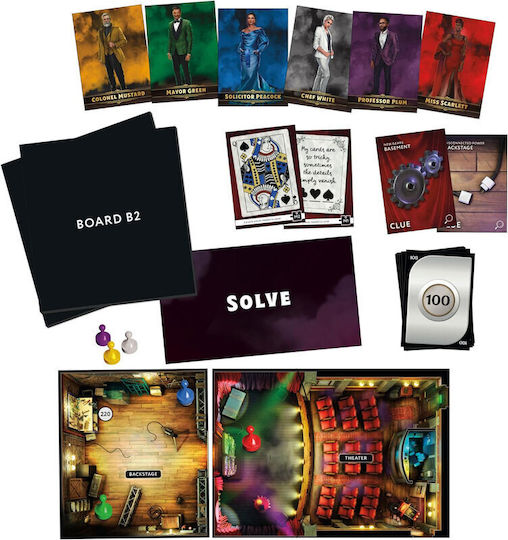 Board Game Cluedo Escape - The Illusionists Club for 1-6 Players 10+ Years Old Hasbro