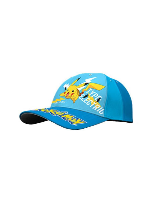 Pokemon Παιδικό Καπέλο Jockey Υφασμάτινο Μπλε