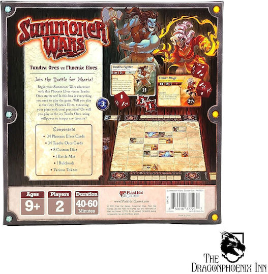 Board Game Summoner Wars (Second Edition): Starter Set for 2 Players (EN) Plaid Hat