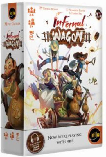 Настолна игра Infernal Wagon за 2-5 играчи 7+ години (EN) Iello