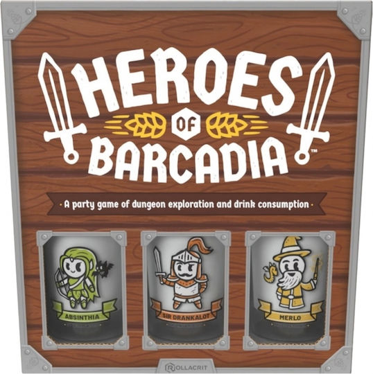 Настолна игра Heroes Of Barcadia за 2-6 играчи 21+ години (EN) Rollacrit