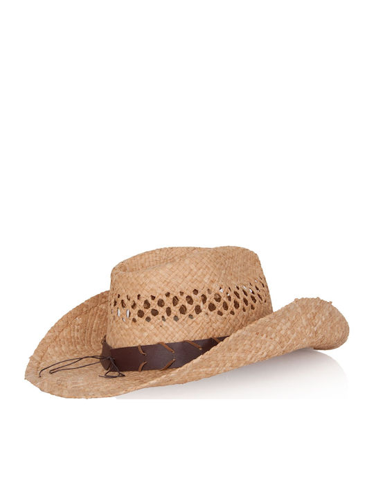Karfil Ψάθινο Ανδρικό Καπέλο Μπεζ