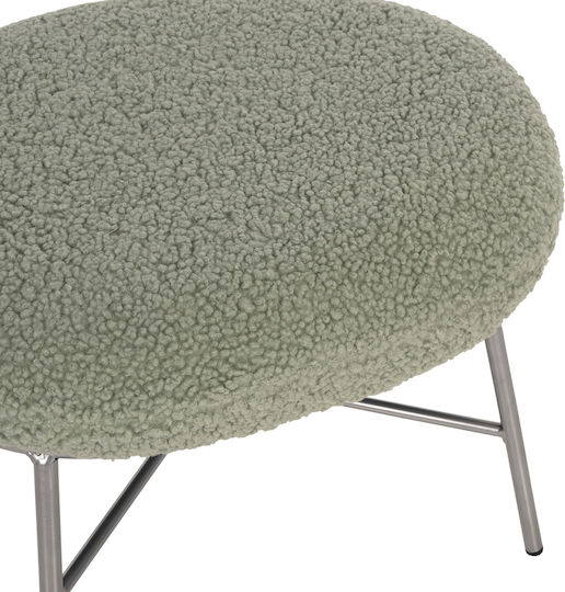 Fußhocker Mit Stoffbezug Trudi Pistazie 56x47x40cm