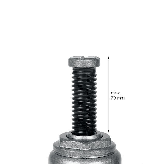 Alca Hydraulic Bottle Jack with Lifting Capacity up to 30.8cm and Weight Capacity up to 2 Tons