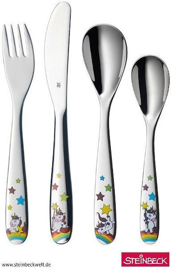 WMF Besteckset Edelstahl Silber 4Stück