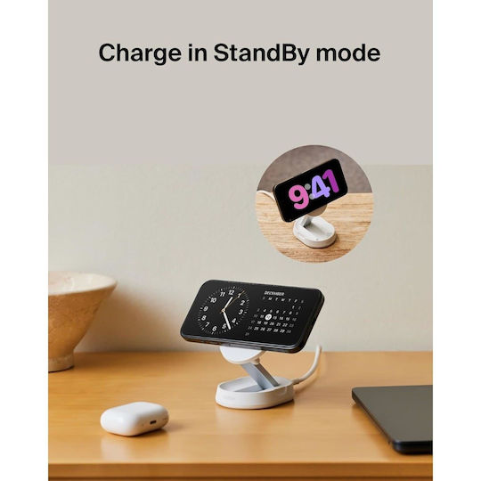 Belkin Wireless Charger Qi2 15W Whites (BOOST Charge Pro Qi2)