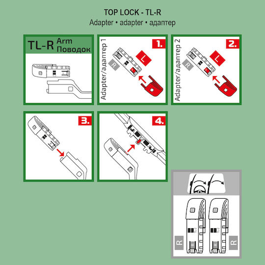 Heyner Windscreen Wiper Set Suitable Opel Combo D X12 February 2012 June 2024 Hybrid