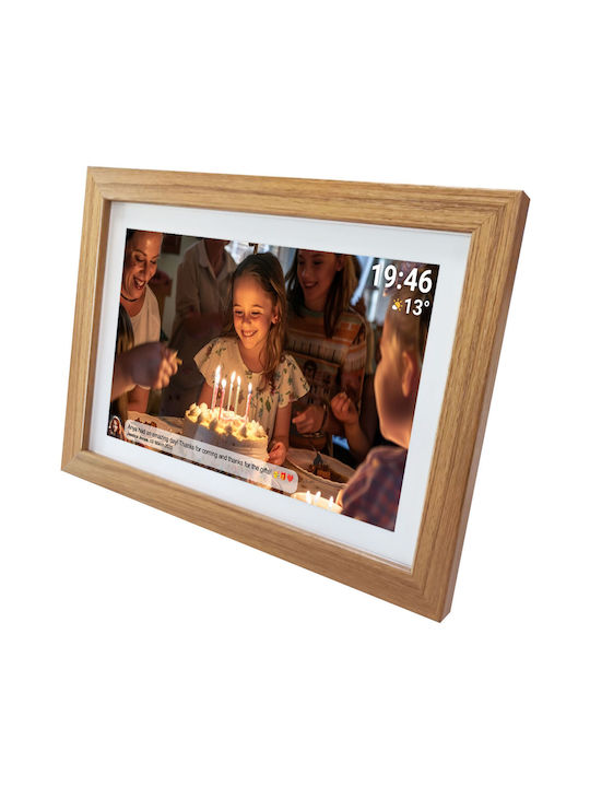 Denver Frameo Digital Photo Frame 15.6" Resolution 1920x1080 Brown 119101050130