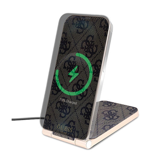 Guess Guess Ασύρματος Handyladegerät (Qi Pad) 15W Braune
