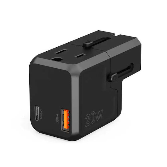 Choetech Φορτιστής Χωρίς Καλώδιο 20W Power Delivery Μαύρος (PD6038)