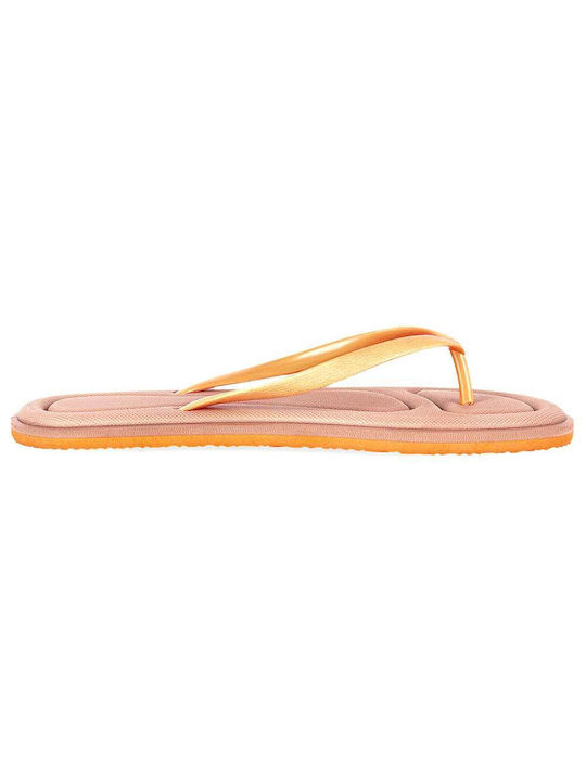 4F Frauen Flip Flops in Braun Farbe