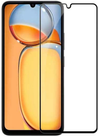 Nuon 3D Full Face Tempered Glass Μαύρο (Xiaomi Redmi 13C)