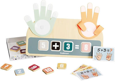 Top Bright Finger Math Educational Game Knowledge made of Wood for 3+ Years Old