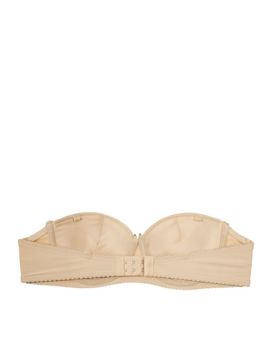 WHITE BEIGE Без презрамки Сутиен с Банели 2Pack