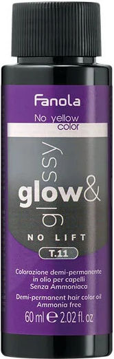 Fanola Glow And Glossy Toner Χωρίς Αμμωνία No Yellow T.11
