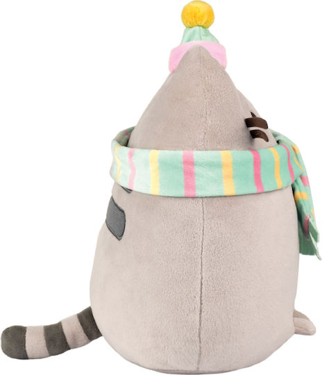 Pusheen Λούτρινο Γατάκι Μασκότ με Κασκόλ 24 εκ.