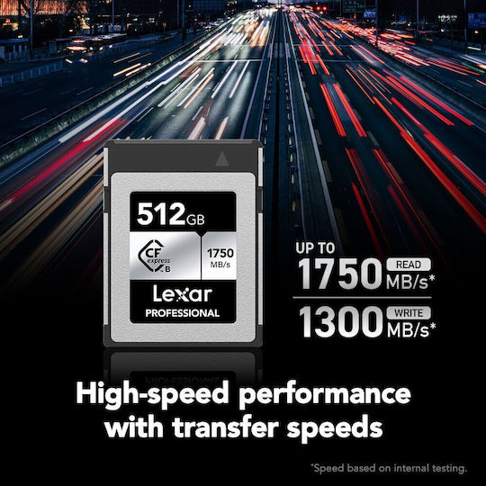 Lexar Professional Type B Silver Series CFexpress 512GB 1750MB/s