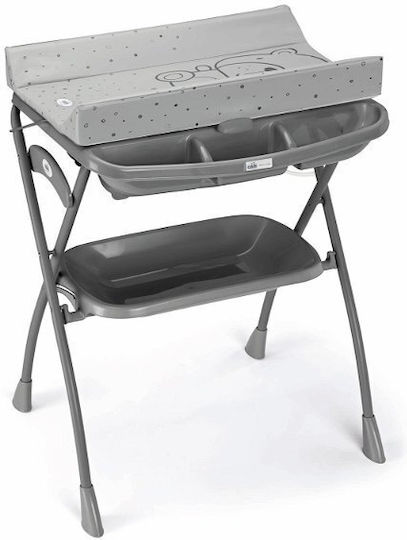 Cam Baby Bath-Changing Table Teddy Grey