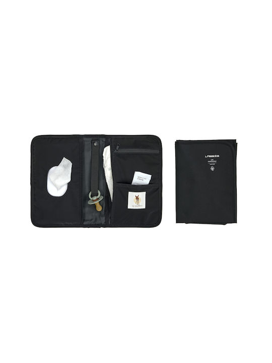 Laessig Portable Changing Pad made of Fabric Shiny Black