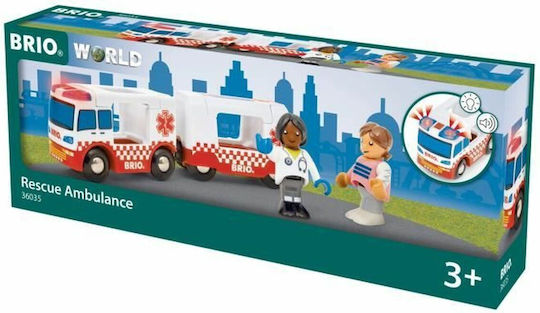 Brio Toys Αυτοκινητάκι Ασθενοφόρο για 3+ Ετών