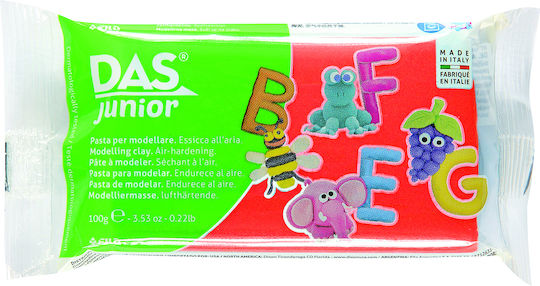 DAS Junior Children's Polymer Clay Redς 100gr