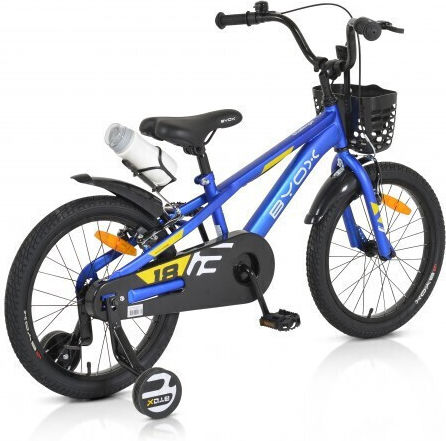 Byox 18" Kinder Fahrrad Stadt Blau