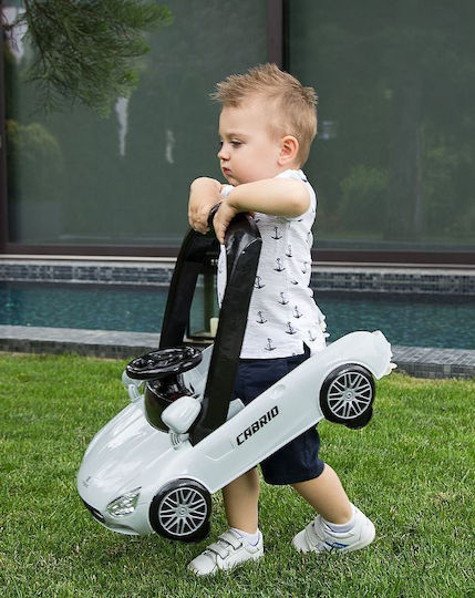 Cangaroo Cabrio Baby Walker with Music for 6+ Months White