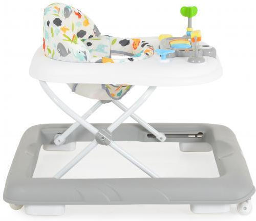 Moni Zizzy Baby Walker with Music for 6+ Months Gray