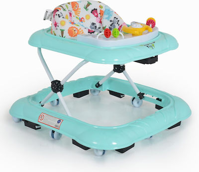 Moni Jungle Fun Baby Walker for 6+ Months Green